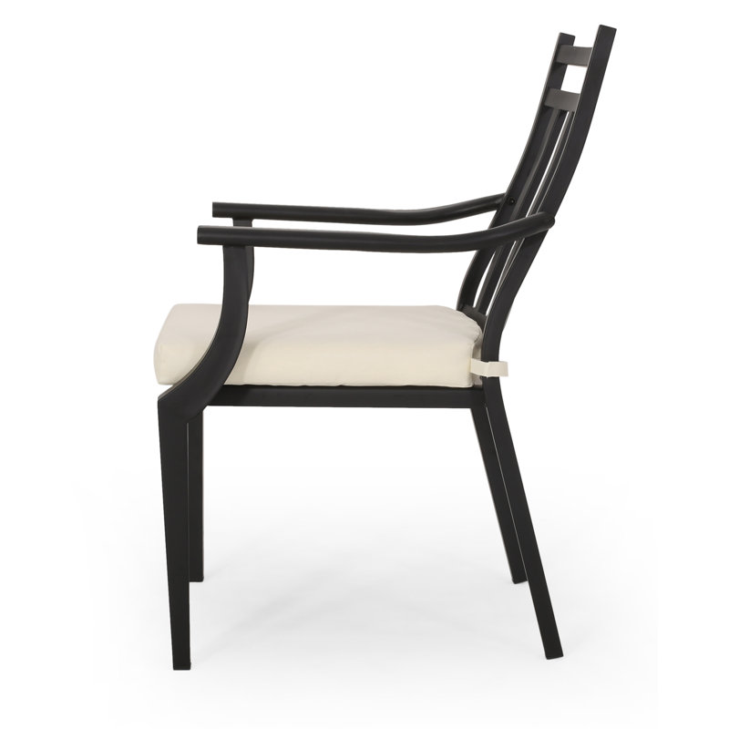 Gracie Oaks Johnstown Patio Dining Chair with Cushion & Reviews Wayfair